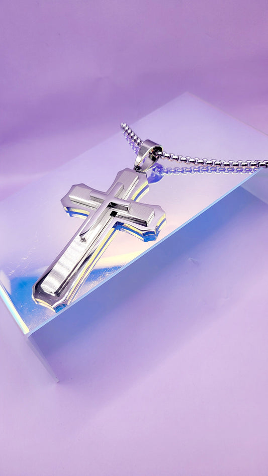 Cross Pendant Necklace NE7254
