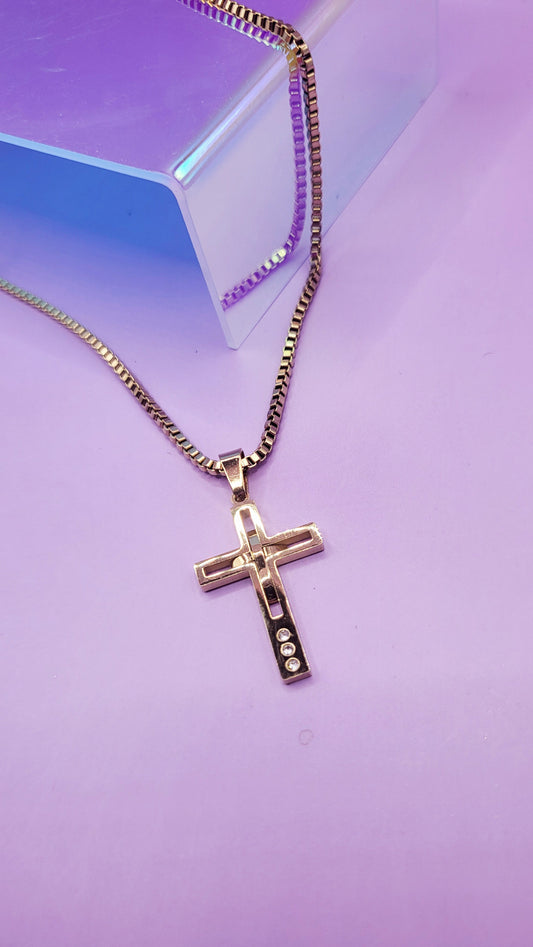 Cross Pendant Necklace NE7239